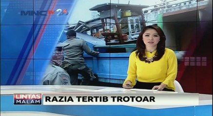 Belasan Sepeda yang Dijual di Trotoar Diangkut Petugas