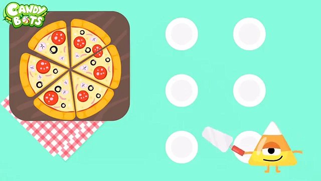 Candy Shapes (Candybots) - Draw 6 basic shapes circle, square, rectangle - Apps for Kids