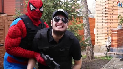 How did Joker take the cake from Elsa Swat police spiderman Helped superhero fun IRL