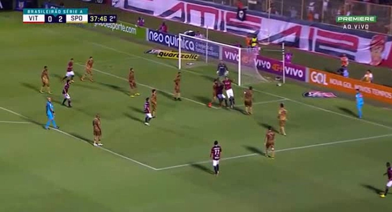 Santiago Trellez  Goal HD -  Vitoria	1-2	Sport Recife 12.10.2017