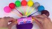Learn Colors Play Doh Ball Lollipop with Fun Molds Fun & Creative for Kids