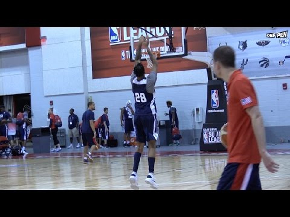 D'Angelo Russell Trick Shot Three Pointer | Team USA Select Practice