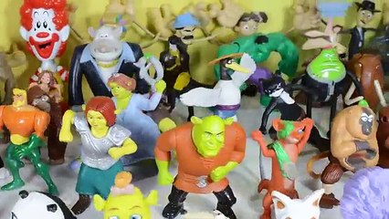 50 Toys Fantastic Mc Donalds Hulk Rumpelstiltskin Shrek Batman Donald Duck Mummy Pig Felicia +