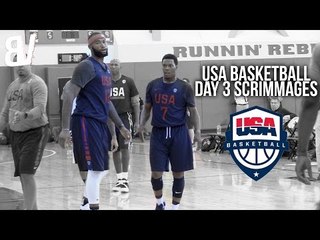 Team USA VS USA Select Scrimmage DAY 3 | USA Basketball Las Vegas Training Camp