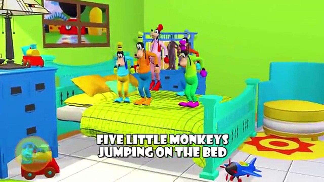 Mickey Mouse Clubhouse Jumping On The Bed | Nursery Rhymes | From ...