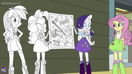 My Little Pony Coloring Book - Equestria Girls Poster - MLP Coloring Pages