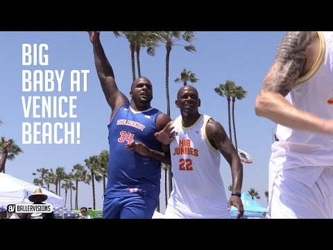 Glen Davis AKA Big Baby Highlights From Venice Beach | Big Baby Big AF at VBL