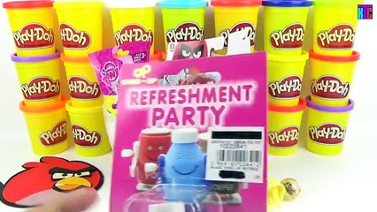 Giant ANGRY BIRDS Movie Play Doh Surprise Egg with The Angry Birds Movie Toys Shopkins MLP Minions