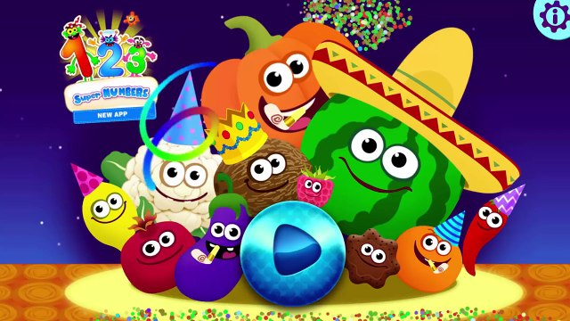 Fun Baby Learning Games - Baby Play Sweet Fruit Learn Colors Shapes Number Letter With Funny Food 2