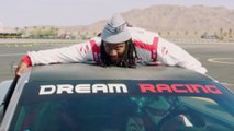 Marshawn Lynch JACKS UP a Race Car