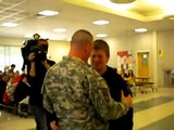 Soldier, Home Early, Surprises Son at High School
