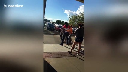 Fight outside Chicago Chuck E. Cheese