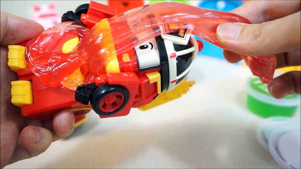 액체괴물 로보카 폴리랑 놀기 또봇 액괴 젤리 몬스터 Jelly Monster with Robocar Poli 变形警车珀利 果冻 ロボカーポリー Робокар Поли Игрушки