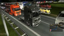 Euro Truck Simulator 2 - Пробка на дороге l Нелепые аварии l - ETS2MP Multiplayer