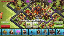 275 walls - NEW Trophy Base TH 10 - CLASH OF CLANS
