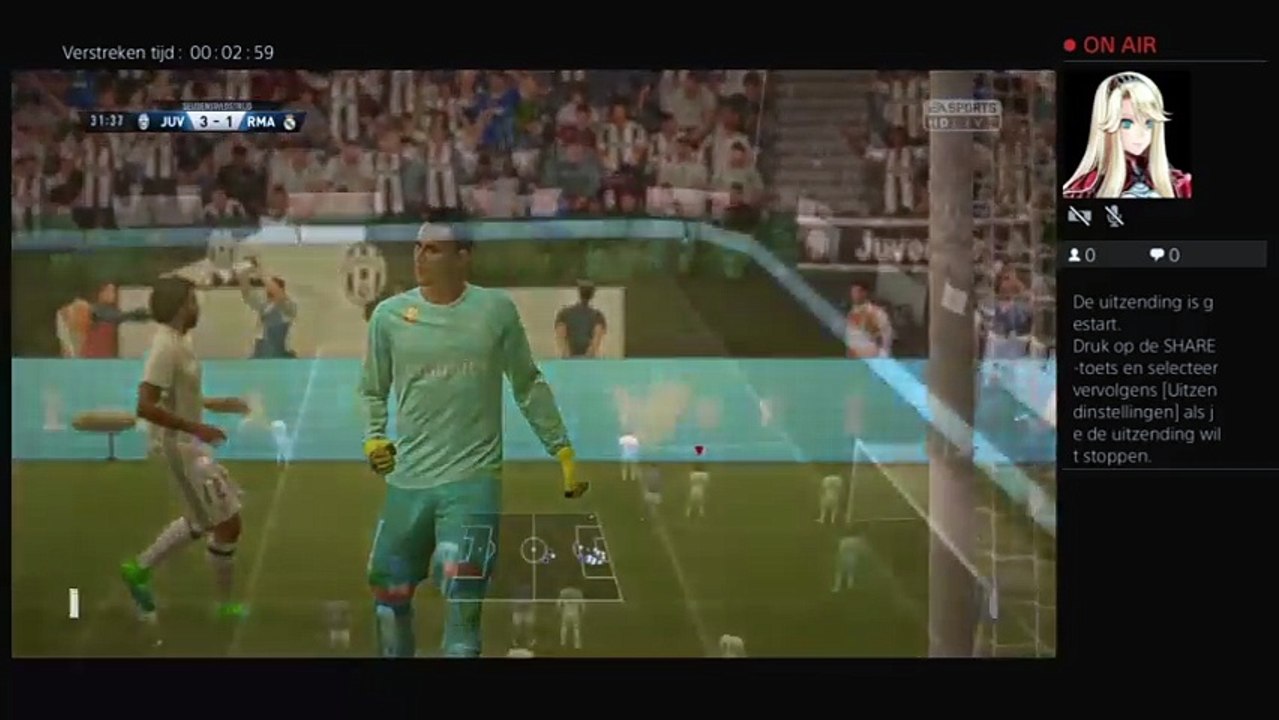 Live PS4-uitzending van merkeskiller