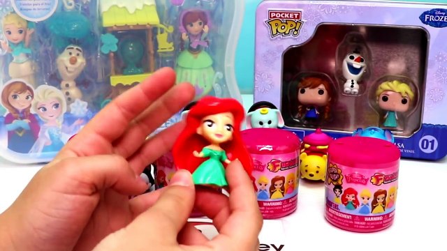 Disney Princess and Tsum Tsum Opening! Frozen, Princess Fashems, Tsum Tsums and Pocket Pops!