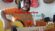 Santos Hernandez 1927a  Ovangkol flamenco guitar review (with zero fret) Andalusian Guitars Spain