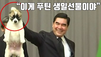 [자막뉴스] 강아지 선물 받은 푸틴 '애견인 면모' 드러내 / YTN