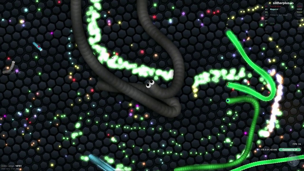 Slither.io - I have Invincible Snake! (Slitherio)