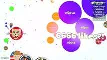 Agar.io - MEGA TROLLING N0PSA ATE YOU EXTREME FUNNY/BEST MOMENTS IN AGARIO
