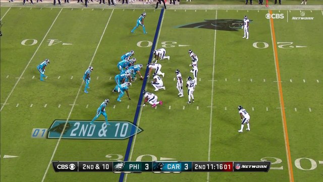 Carolina Panthers wide receiver Kelvin Benjamin goes horizontal on spectacular diving catch