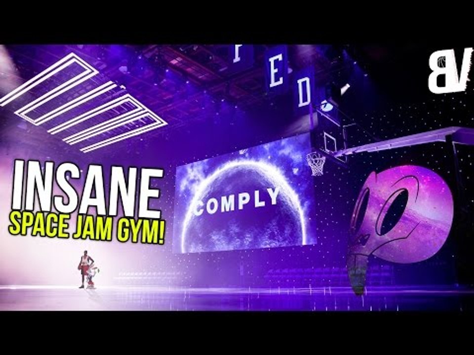 Crazy Space Jam Gym at Warner Bros Studios! | A Look Inside Space Jam Gym!