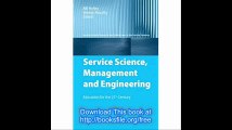 Service Science, Management and Engineering Education for the 21st Century (Service Science Research and Innovations in