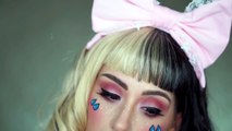 Melanie Martinez Cry Baby Makeup and Lip Art Tutorial