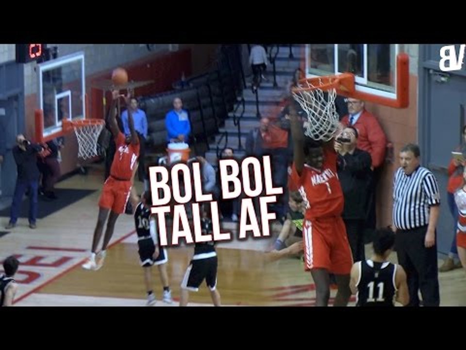 Bol Bol Accidently Throws Self-Oop! Mater Dei Handles RIVAL GAME VS Servite with EASE