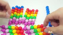 무지개 웃는 얼굴 공으로 색깔놀이와 숫자놀이를 한번에 재미있게 배우기 어린이 학습 동영상