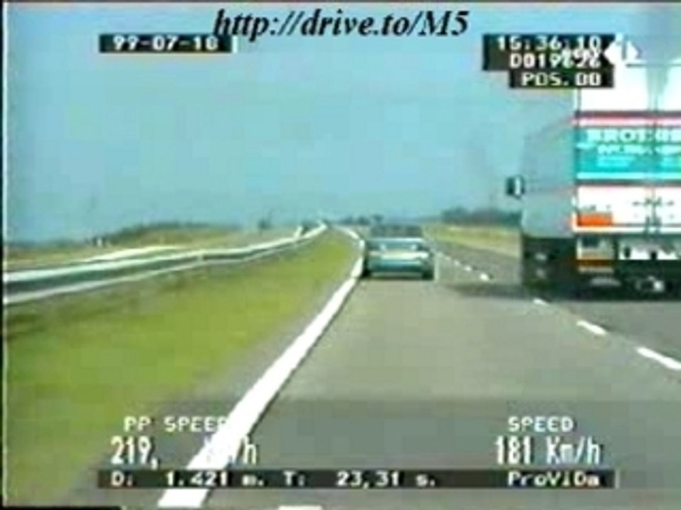 BMW M5 VS Police Volvo 850 T5