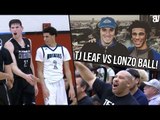 Lonzo Ball  VS TJ Leaf In HIGH SCHOOL! TJ Leaf FINAL High School Game! LAST FACEOFF Before UCLA!