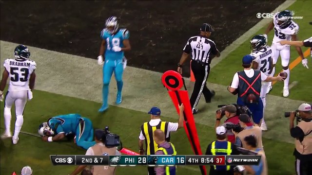 Carolina Panthers quarterback Cam Newton goes full Superman on epic dive for goal line