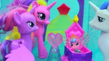 Shining Armor, Princess Twilight Sparkle & Baby Flurry Heart Visit My Little Pony Playsets