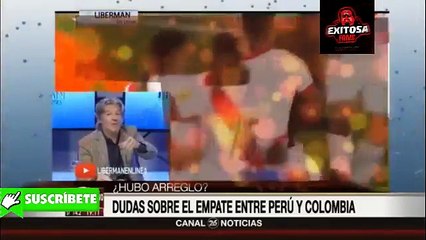 Liberman ARREMETE contra Peru, Colombia y Radamel Falcao por supuesto arreglo
