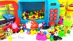 Microwave Gumball Candy Surprise Toys TMNT Disney Peppa Pig Learn Colors Play Doh Sparkle Fruits