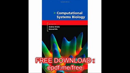 Computational Systems Biology