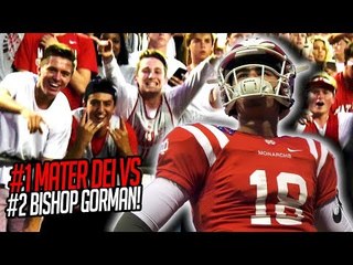 55 GAME WINSTREAK SNAPPED?! #1 Mater Dei VS #2 Bishop Gorman FULL HIGHLIGHTS! Top HS QB's BATTLE!