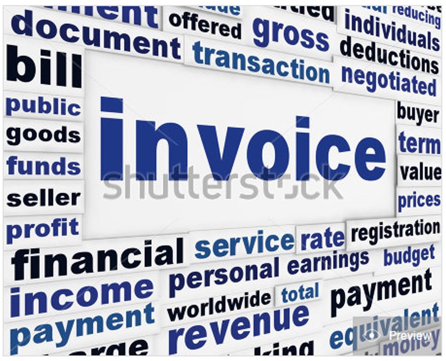 Business invoice in MS.excel