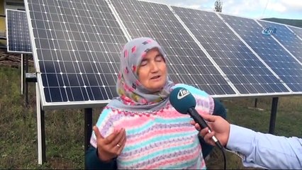 Evinin Bahçesine Güneş Enerji Santrali Kuran Kezban Teyze Devletten Destek Bekliyor