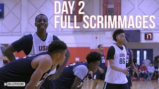Team USA Junior Men's Camp Full Scrimmages Day 2 | USA Junior Men's Basketball Camp 2016