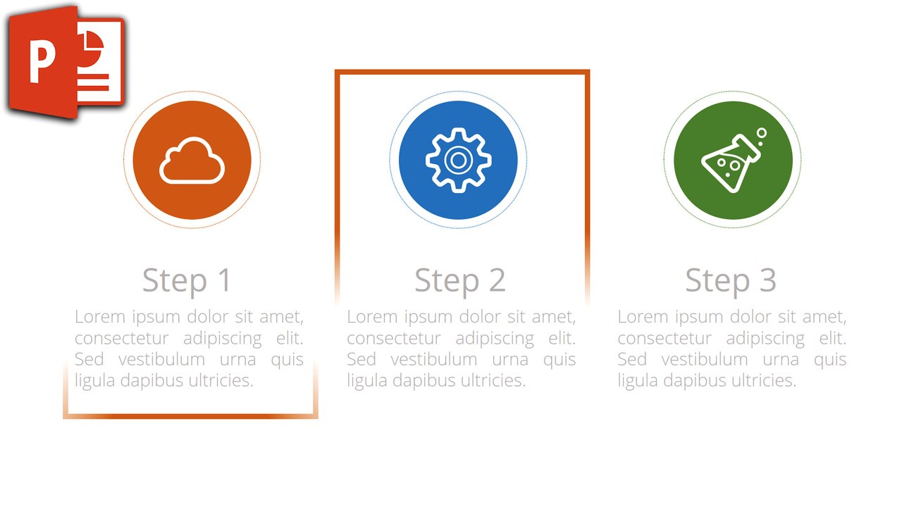 PowerPoint Animation - Boxes Outline One by One ✔