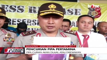 Polda Jabar Ungkap Kasus Pencurian Pipa Pertamina