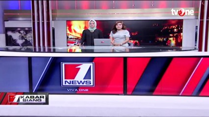 Kebakaran Hebat Landa Depo Kontainer di Surabaya