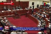 Pleno del Congreso otorga cuestión  de confianza al Gabinete Mercedes Aráoz