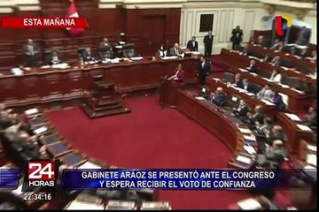 Pleno del Congreso otorga cuestión  de confianza al Gabinete Mercedes Aráoz