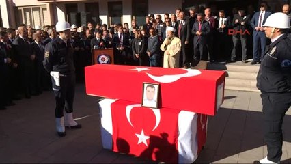 Şehit Polis Memuru Muhammed Uz Son Yolculuğuna Uğurlanıyor -3