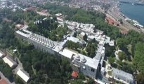 İmara açılan Topkapı Sarayı'nın havadan görüntüsü