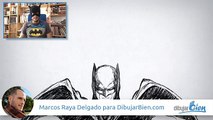 Batman con la armadura de Ironman - Cómo dibujar bien -- Batman Arkham knight -- Dibujar Bien.com